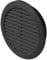 Graphite Grey Louvred Wall Vent Grille with Flyscreen for Ø 125 mm / 5 Round Wall Outlet - Air Ventilation Duct Cover with Anti-Insect Mesh and Rear Spigot, Tough and Durable ABS Plastic