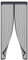 Magnetic Screen Door, Magnetic Door Fly Screen Curtain Magic Paste Curtains Super Quiet Stripes Encryption for Anti Mosquito or Anti Pest Magnetic Soft Door (90 * 210cm/black)
