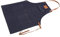Denim Cobbler Latzschürze für Damen und Herren, Lederriemen, Arbeitskleidung, Koch, Uniform, Lätzchen, blaue Kreuzrückengurte und 3 Taschen, Design für Kochen, Handwerk, Gartenarbeit, Profi-Köch