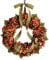 BSTCAR Herbstkranz Haustür 35CM, Herbst Türkranz Thanksgiving Kranz Blumengirlande Kranz mit Schleife Wohnkultur Ornamente hängende Dekoration