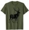 Breu Jagdbekleidung & Jäger Geschenke Hirsch für Jäger Jagd T-Shirt, Herren, Grün, S, Klassisches Hirschmuster T-Shirt, Tier, Klassisch, Alle, 1 Count
