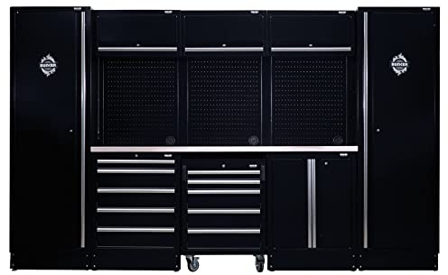 BUNKER 04402 Modular Storage Combo with Stainless Steel Worktop (16 Piece)