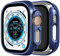 Miimall Funda Compatible con Apple Watch Ultra 49 mm, Funda de Duro PC [sin Protector de Pantalla], Caja de Parachoques, Anti-Arañazos Carcasa Protectora para iWatch Ultra 49mm-Azul