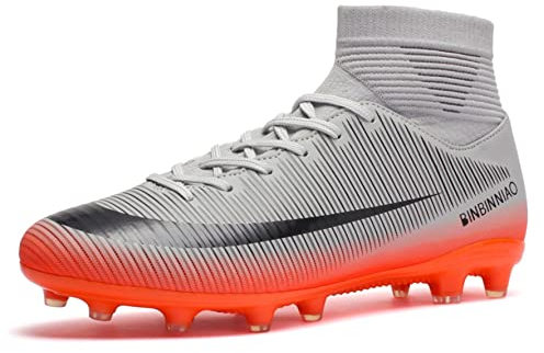 Uomo Scarpe da Calcio High Top Spikes Gioventù Formazione all'aperto Scarpe da Calcio Professionale Atletico Sport Scarpe Turf Trainers