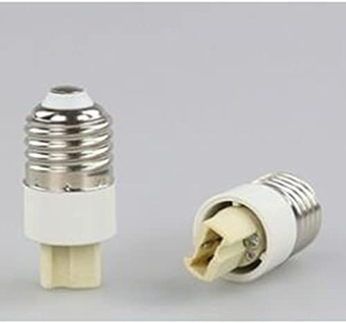YSJJZRL E14/E27/B22/GU10/G24/E40 Sockel Extender Lampenfassung Verlängerung Lampenfassung Adapter (2 Stück, E27 auf G9)