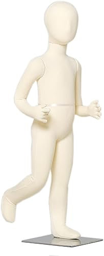 Kleiderpuppe Schneiderpuppe Verstellbare Kinderpuppe Zum Nähen, Kinder Styropor Ganzkörper-Schaufensterpuppe Für Kleiderpräsentation, Baby Kleid Schaufensterpuppe Für Schneiderinnen (13 Year Old)