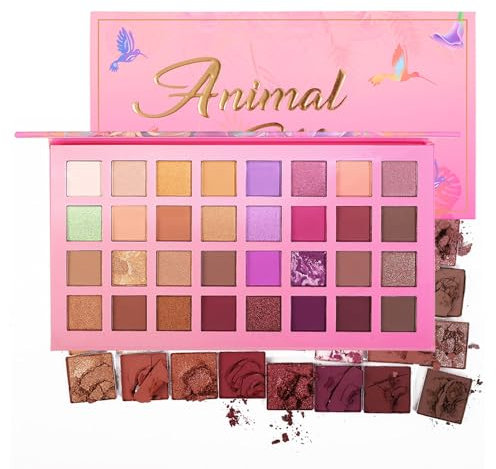 Eyeshadow Palette, Palette Ombretti 32 Colori Altamente Pigmentato, Palette di Ombretto Colorato Professionale, Matte Glitter Shimmer Eyeshadow Palette, per il Trucco