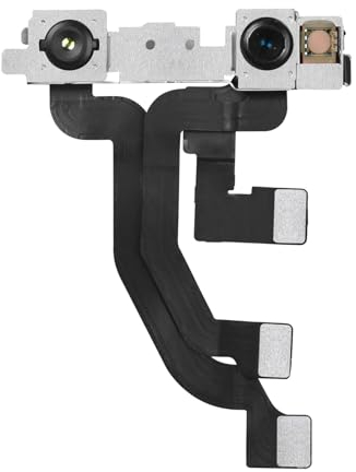 Risidamoy Frontkamera-Ersatz für iPhone Xs mit Sichtobjektiv, 7 MP-Modul, Flexkabel mit strukturiertem Lichtempfänger, Ersatz für Sender-Sensoranschluss