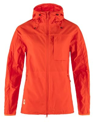 Fjällräven Damen High Coast Wind Jacke, Flame Orange, S