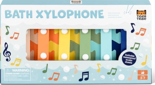 Tiger Tribe Badespielzeug Xylophon - buntes Musikspielzeug für die Badewanne