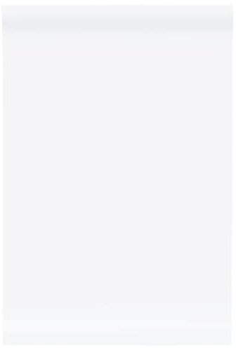 vidaXL Pegatinas de Mueble Autoadhesivas PVC Blanco Mate 90x500 cm