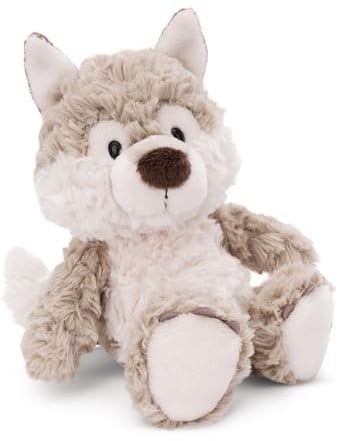 NICI Forest Friends Wolf Kuscheltier Winny 25cm - Flauschiges Stofftier zum Kuscheln, Spielen und Liebhaben, Nachhaltig produziertes Plüschtier - 49948