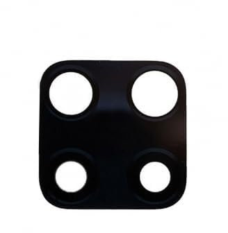 MOBILEX® Objectif de rechange pour Xiaomi Redmi Note 9 Pro en verre pour appareil photo arrière | Réparation de lentille cassée | avec adhésif inclus