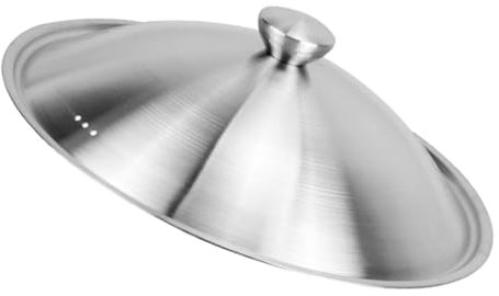 Mehrzweck Topfdeckel aus Edelstahl mit Knauf, für Topf und Pfanne