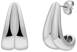 XENOX® Duo Drop Ohrringe - Damen Ohrringe aus hochwertigem Edelstahl, 100% Wasserfest | X2674
