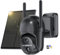 4G LTE Security Camera Outdoor Wireless, No WIFI Security Camera Outdoor, Solar Wireless CCTV Camera with PIR Motion Detection, 4G Camera with 2K HD PTZ Night Vision, IP66