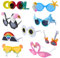 UieaMsio Party Brille, 9 Paar Lustige Sonnenbrille, Party Sonnenbrille für den Freizeitgebrauch, Hawaii Brille Party Accessoires, Neuheit Partybrillen für Kinder, Teenager und Erwachsene
