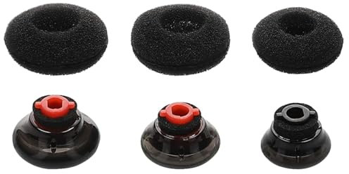 3 Pack | Ersatz Ohrstöpsel Silikon kompatibel mit Plantronics Voyager Legend 5200 5220 5210 Series | Mit In-Ear-Schaumstoff | S/M/L 3 Verschiedene Größen