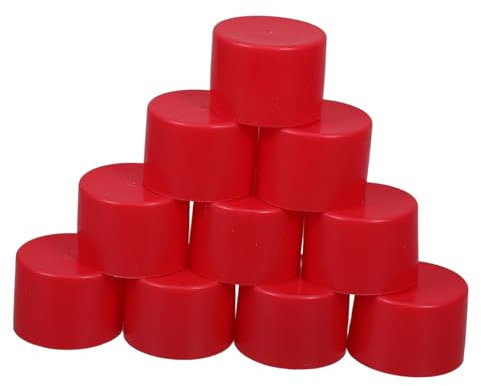 Homoyoyo - Tubo Dacciaio 10 Pezzi Tappi Terminali in Plastica Per Tubi Per Impalcature