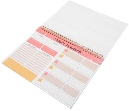 Angoily 1 Reiseplaner Reisenotizbuch Organizer Notizbuch Reiseplanung Listenblock Planungsbuch Für Reisen Outdoor Planungsbuch A5 Reisetagebuch Urlaubsplaner Papier