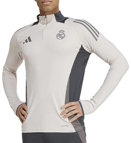 adidas Real Madrid Trainingssweatshirt, Rosa, Herren, 24/25, Rosa, L
