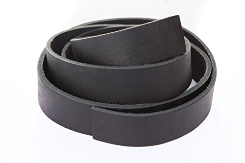 esnado Lederband, Lederriemen Flach. 1 Meter. Breite/Farbe: wählbar (Breite: 25 mm, Schwarz) | ECHTES Leder | pflanzlich gegerbt | Schmuck, Armbänder, Basteln, Dekorieren, DIY, Mittelalter