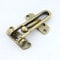 TOGU Solid Thicken Security Door Guard,Gate Latches Swing Bar Door Guard,Burglar-Proof Padlock Door Clasp for Home,Apartment,Hotel,Motel,Dormitory,Antique Brass