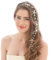 Unicra Hochzeit Seestern Kopfschmuck Braut Hochzeit Haar Rebe Haarschmuck für Bräute und Brautjungfern (23,6 Zoll) (Silber) (A)