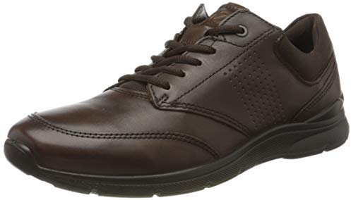 ECCO Men's Irving Sneakers Lace-Up, Brown Cocoa Brown Coffee, 7.5 UK