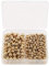 300Pcs Map Push Pins, Pinnadeln Reißzwecken Tacks Push Pins Runde Kunststoff Kopf mit Edelstahl Punkt für Bulletin Board(Golden)