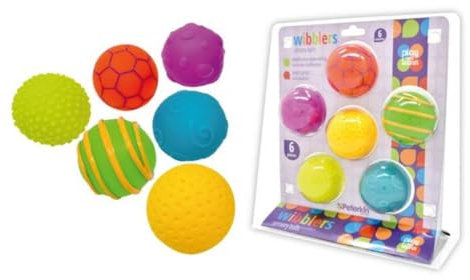PETERKIN | Play & Learn – WIBBLERS – Sensory Balls | Pre-school Toys | Educational Toys | Ages 10m+