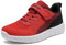 DREAM PAIRS Zapatillas Deportivas Sin Cordones para Niños Running Correr Antideslizantes Tranpirables Ligero con Suela de MD Antidesllizante,Size 36,Negro Rojo,Zoom-K
