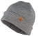 Jumping Bird Mütze Unisex Diedamskopf • Outdoor Beanie • Passend für jeden Kopf und leicht abwaschbar • Strickmütze aus Wolle Grau