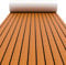WOOWAVE Eva-Schaumstoff-Teak-Bodenbelag für Boot, Yacht, rutschfest und selbstklebend, Meeresdeck, Boot, Bodenbelag, Wohnmobil, Schwimmbad, 238 x 80 cm
