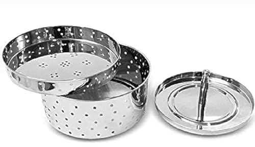 MAHA CREATION Stainless Steel Round Shape Paneer Mould Maker, 500ml