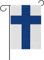 Mflagperft Finnland-Gartenflaggen, 30,5 x 45,7 cm, doppelseitig, lebendige Farben und lichtbeständig, kleine finnische Hofflaggen für Innen- und Außendekoration (Finnland)