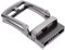 Sharplace Ratsche Gürtelschnalle Gürtelschliesse Buckle für 35 mm breite Gürtel, Gunmetal Grey, 8x4x2cm