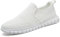 Oltyutc Baskets à Enfiler pour Homme - Chaussures de Course - Chaussures de Tennis - Confortables et Respirantes - Légères - pour Fitness Weiß 43 EU