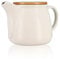 OGO LIVING - Théière Mona 1L en porcelaine blanche et couvercle bois