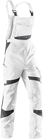 KÜBLER Workwear | KÜBLER ACTIVIQ Arbeitslatzhose | weiß/anthrazit | Größe 23
