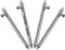 RoYiio 4 Morceaux Quick Release Spring Bar 22mm Barre à Ressort Acier Inoxydable 1,80mm Ø pour Tête de Montre Connexion Bracelet