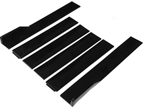 Gonna laterale per auto minigonne universali auto 6PCS Gonna laterale universale automobilistica in ABS antigraffio ad alta tenacità pieghevole per protezione Jupes latérales