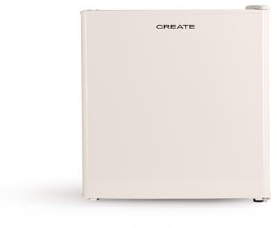 CREATE / FRIDGE MINIBAR/Nevera Mini Bar Blanco Roto/Bajo Consumo, Puerta Reversible, 43L de Capacidad, 65W