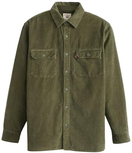 Levi's Men's Jackson Worker Shirt, Olive Night, M