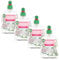 Air Wick Active Fresh – Wasserbasierter, automatischer Lufterfrischer – Raumduft Jasminblüte – 4 x 228 ml Nachfüller