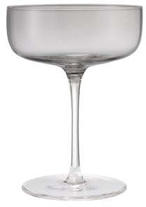 Blomus 4 Sektschalen Set -FUUMI- mundgeblasene Sektschale 220 ml (Smoke)