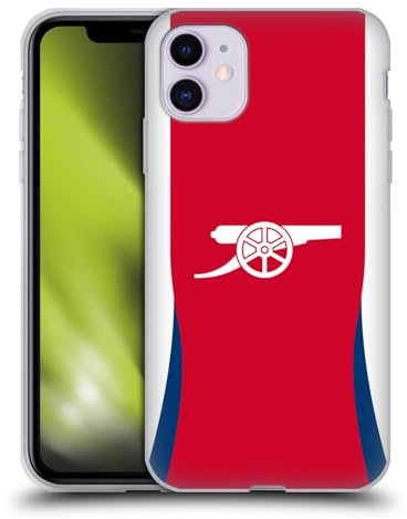 Head Case Designs Officially Licensed Arsenal FC Home 2024/25 Kit Soft Gel Case Compatible With Apple iPhone 11