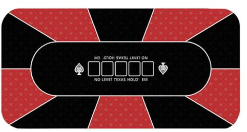 Poker Thema Matte | Tischdecke | Tischmatte | Poker Event Tuch Kartenspiel