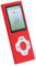 MP3 MP4 Player with Bluetooth 5.0, Portable HiFi Lossless Sound Music Player with Speaker, Video Music Player with Electronic Book Voice Record, Supports Up to 128GB TF Card (Red)