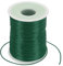 PATIKIL 1.5mm x 109 Yard Nylon Satin Cord, Nylon Beading String Knotting Cord Chain Braided Rope for Bracelets Jewelry Trim Chinese Knot, Dark Green